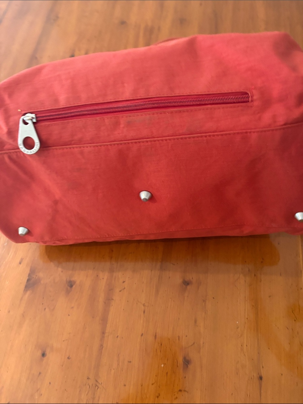 Baggallini Coral-Red Convertible Shoulder Bag with Turn-Lock - Picture 6 of 7
